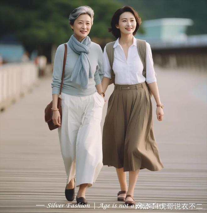 裙、直筒裤？鞋子搭对了才时尚50岁女性春季穿搭指南：过膝